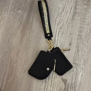 lululemon athletica Black wristlet wallet